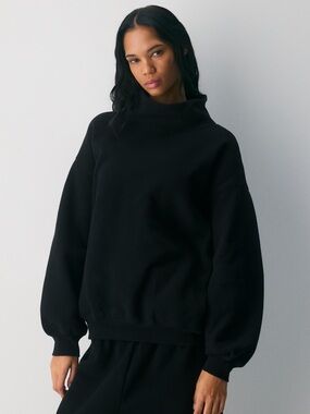 Aritzia Cozy Sweatfleece Mega Funnel Neck